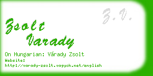 zsolt varady business card